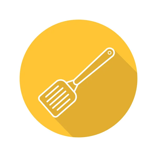 Spatula flat linear icon — Stock Vector