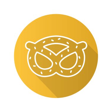 tuzlu kraker düz simgesi