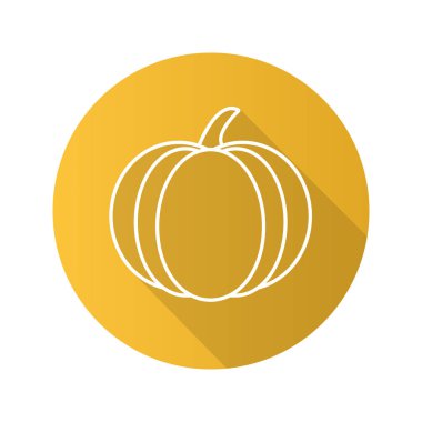 Kabak düz doğrusal simgesi