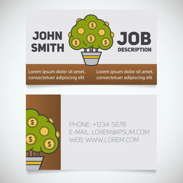 Business card utskriftsmallar — Stock vektor