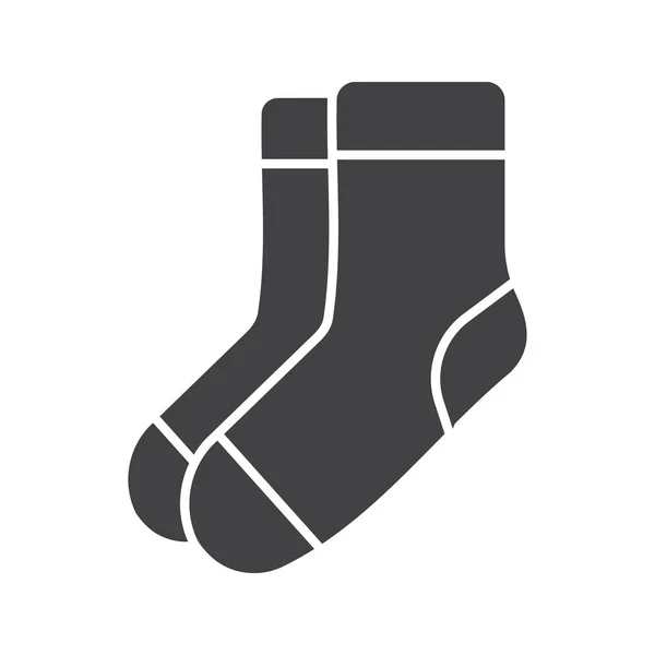 Calcetines calientes icono — Vector de stock