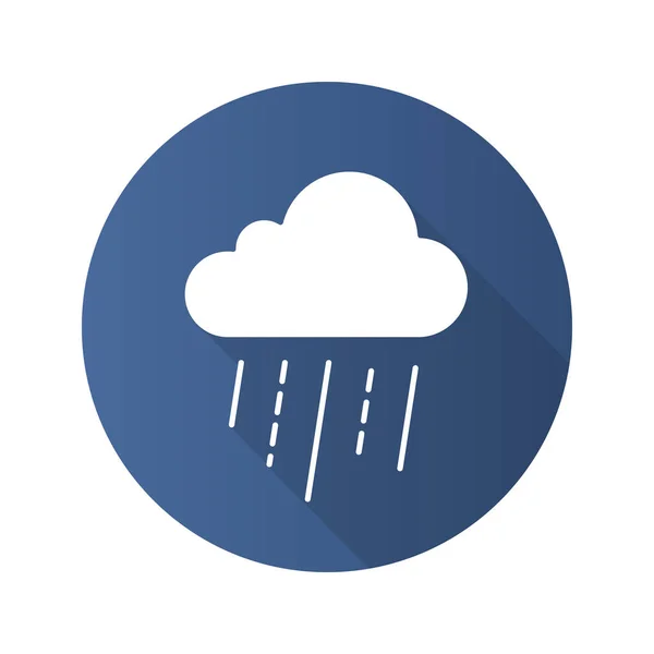 Icona della nuvola piovosa — Vettoriale Stock