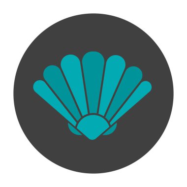 Seashell glif renk simgesi