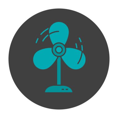 Fan glif renk simgesi