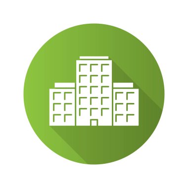 Çok katlı bina simgesini