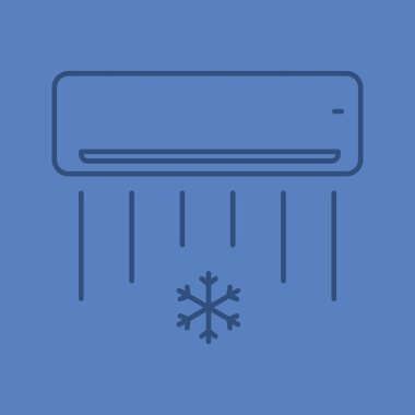 Klima doğrusal simgesi