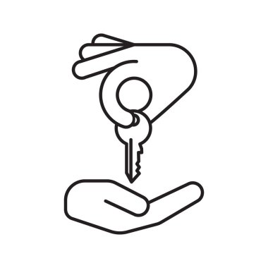 Anahtar için başka bir el veren el