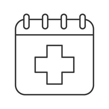 Dünya Sağlık günü doğrusal simgesi