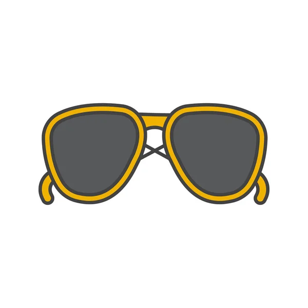 Sunglasses color icon — Stock Vector