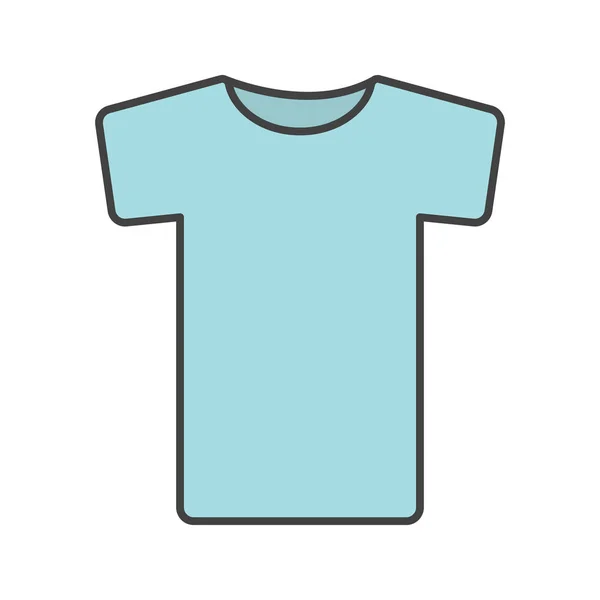 T-shirt color icon — Stock Vector