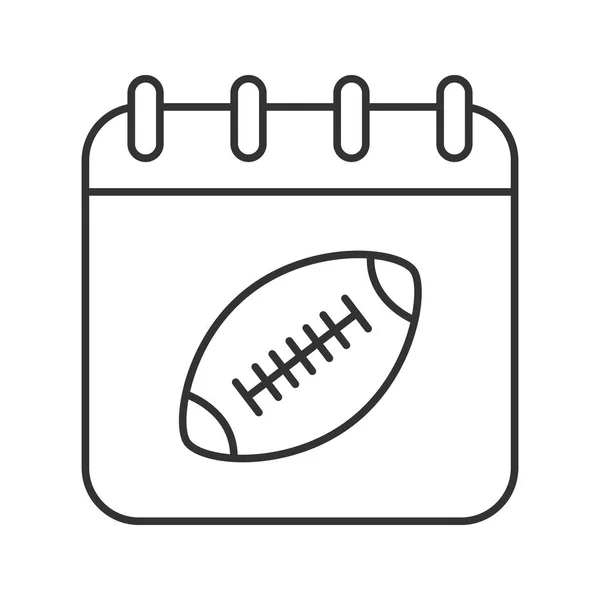 Ikona Neaktuální Super Bowl — Stockový vektor