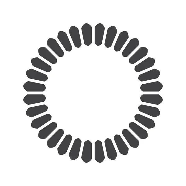 Icône glyphe scrunchy — Image vectorielle