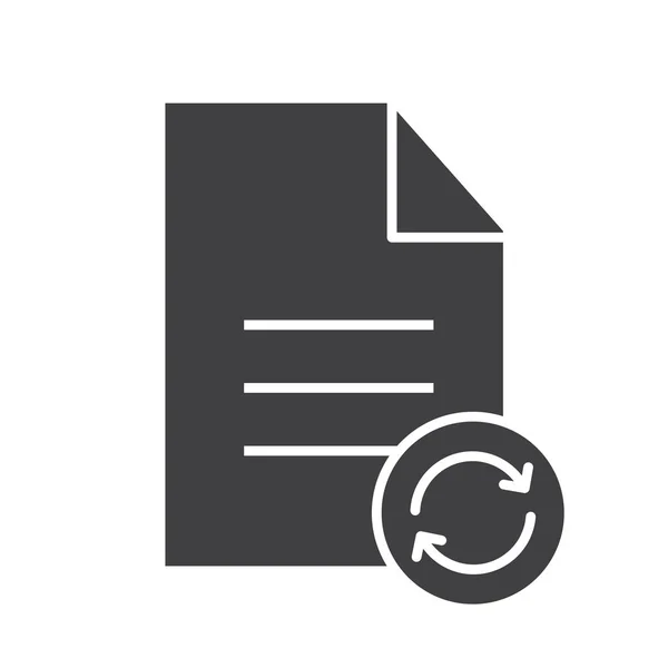 Documento icono lineal — Vector de stock