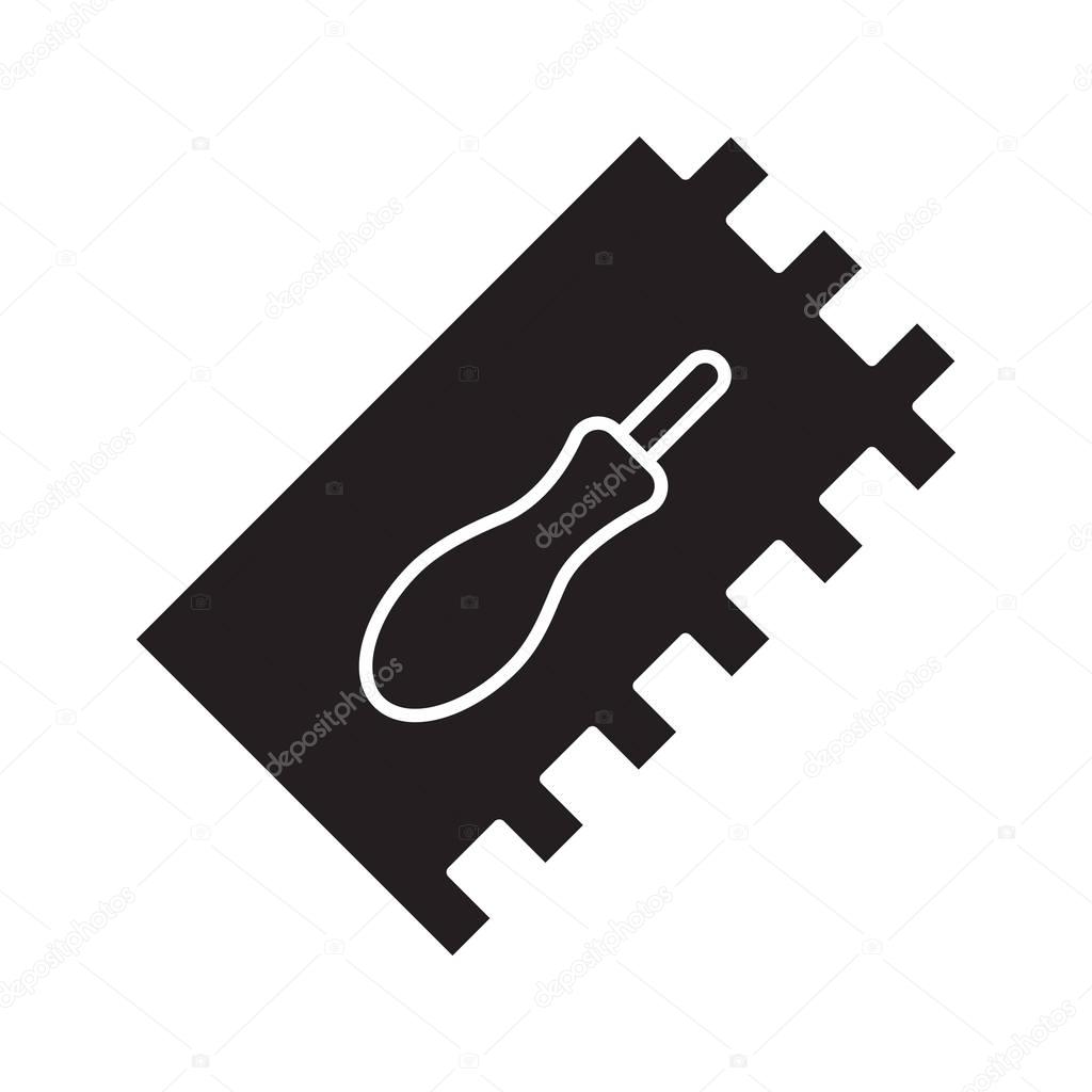 Construction tool icon, vector illustration