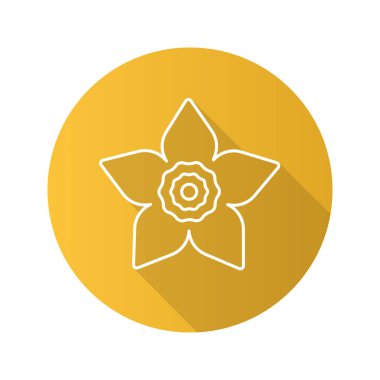 çiçekler doğrusal simgesi