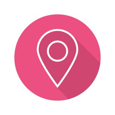 İğne ucu düz doğrusal simgesi