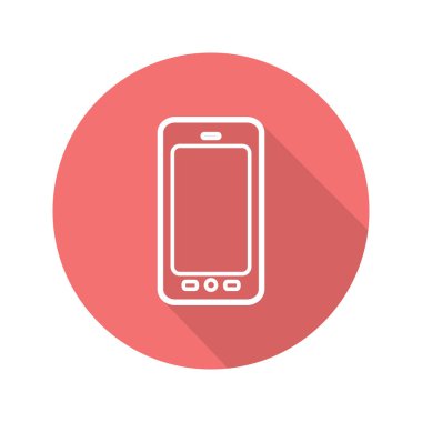 Smartphone doğrusal simgesi