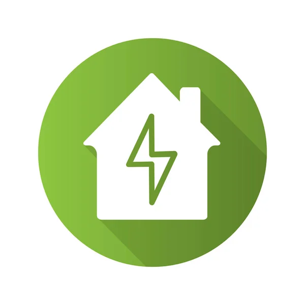 Home electrification icon — Stock Vector