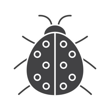 Uğur böceği glif simgesi