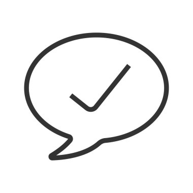 sohbet balonu simgesinin