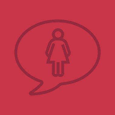 sohbet balonu simgesinin