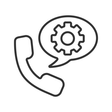 Telefon doğrusal simgeyle yönergeleri