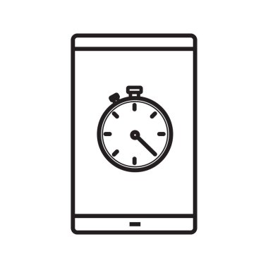 Smartphone doğrusal simgesi