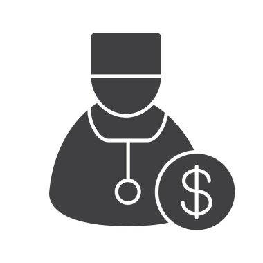 Doktor Hizmetleri glif simgesi