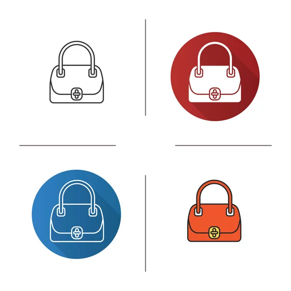 Frauen-Handtaschen-Ikone — Stockvektor