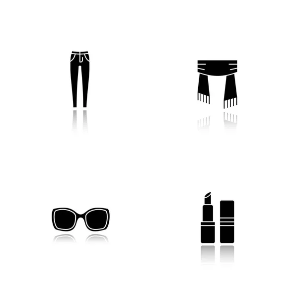 Gafas de sol Icono plano — Vector de stock