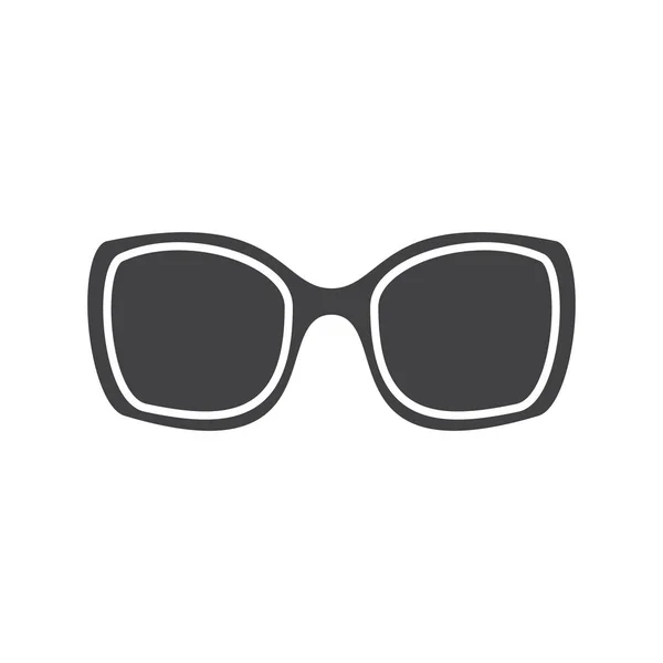 Gafas de sol Icono plano — Vector de stock