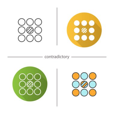 Çelişkili sembol simgeler