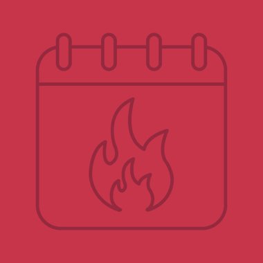 Son tarih tarihi doğrusal simgesi