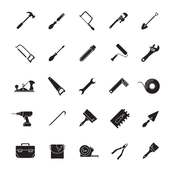 Ensemble d'outils de construction — Image vectorielle