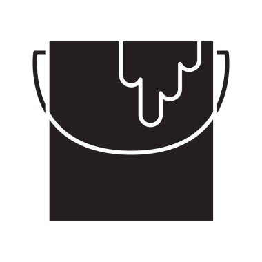 Boya kovası glif simgesi