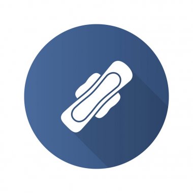 Sıhhi peçete düz simgesi