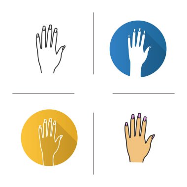 Kadının el simgeleri