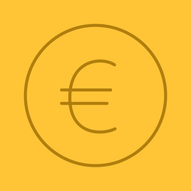Euro işareti doğrusal simgesi