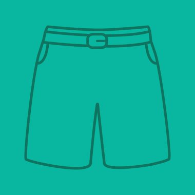 Yüzme mayo doğrusal simgesi