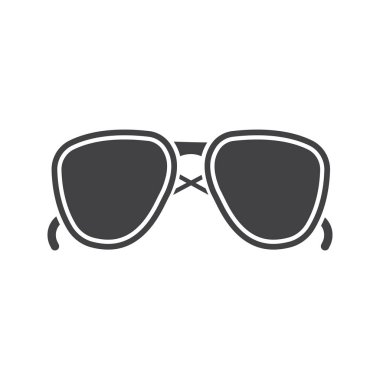 Güneş gözlüğü glif simgesi