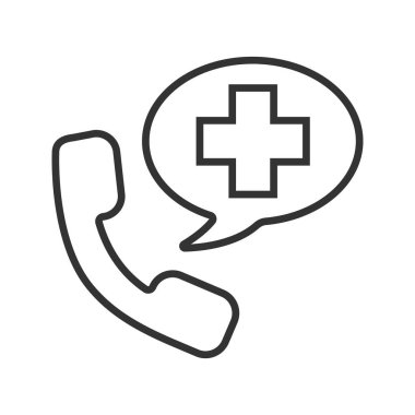 Acil durum telefon arama simgesi