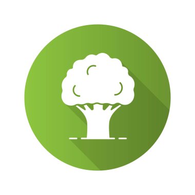 Meşe ağacı düz tasarım