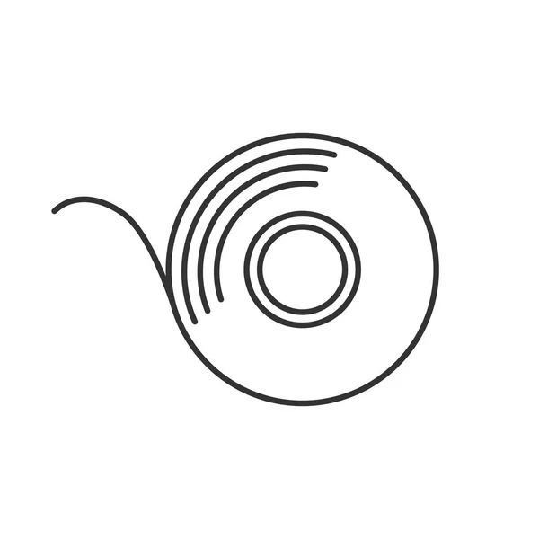 Линейная иконка клейкой ленты — стоковый вектор