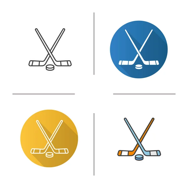 Eishockey-Ikonen — Stockvektor