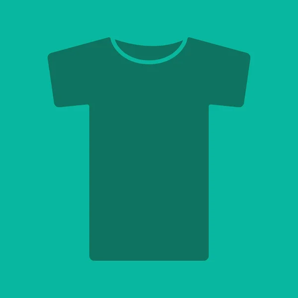 T-shirt glyph kleur pictogram — Stockvector