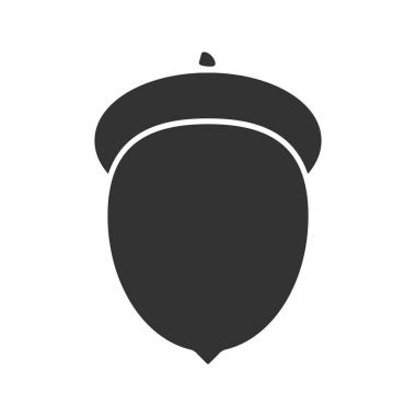 Meşe palamudu glif simgesi