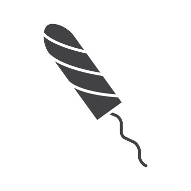 Sıhhi tampon glif simgesi