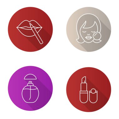 Kozmetik doğrusal kümesi düz