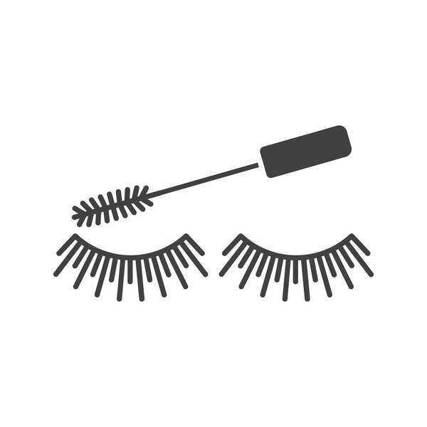 Eye mascara glyph icon