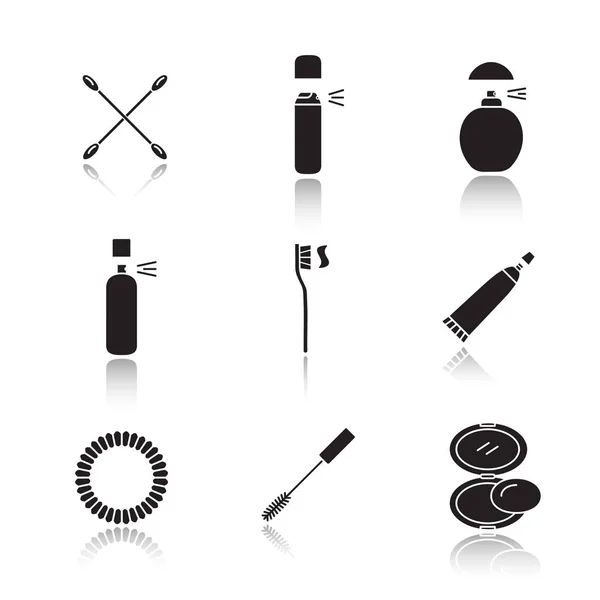 Kosmetik Accessoires Set — Stockvektor